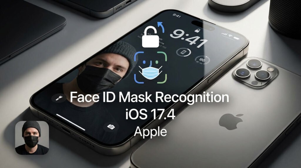 Face ID di iOS 17.4 Bisa Mengenali Masker