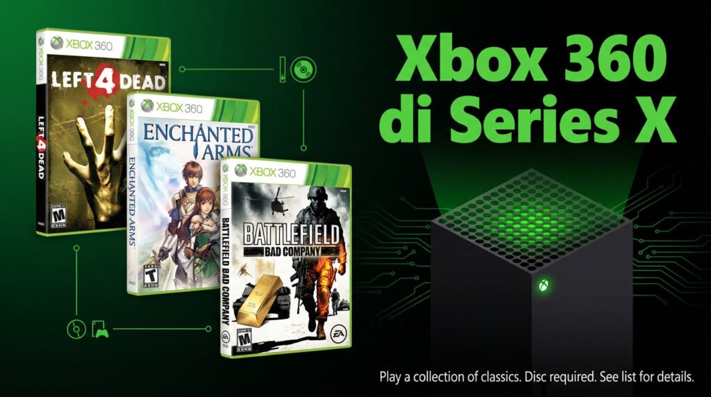 Fitur Backward Compatibility Xbox 360 di Series X
