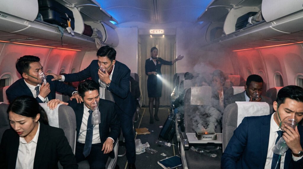 Powerbank Terbakar Pesawat