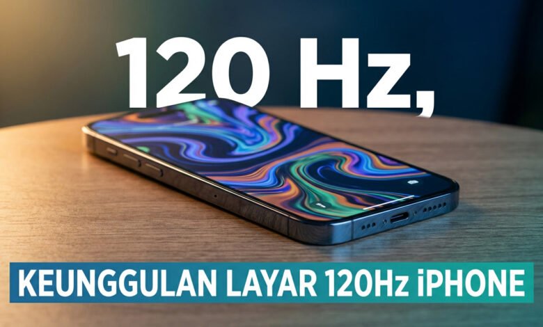 layar 120Hz iPhone