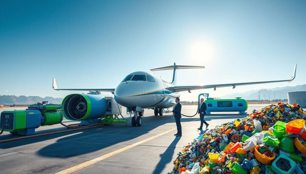 plastik jadi bahan bakar pesawat