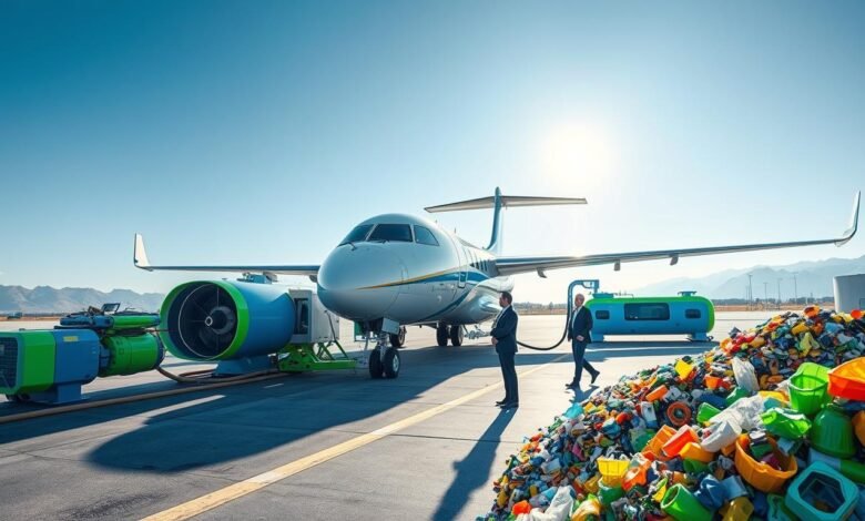 plastik jadi bahan bakar pesawat